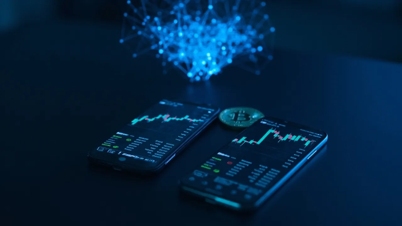 Börsenflaute getrotzt: Krypto-Aktien profitieren von KI-Rotation — Konzept